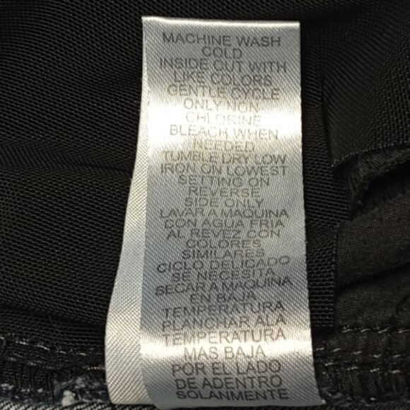 Democracy "Ab"solution® Ankle Skimmer Indigo Denim Skinny Jeans Style# B1176BKAN - Picture 6 of 8